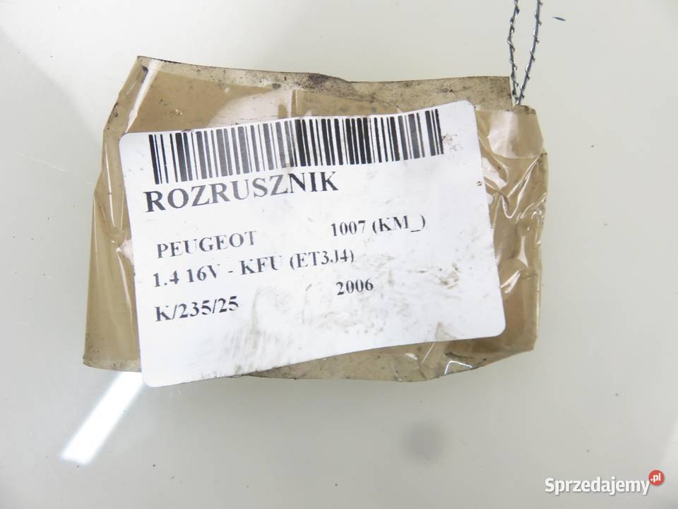 ROZRUSZNIK PEUGEOT 1007 14 16V sprzedam
