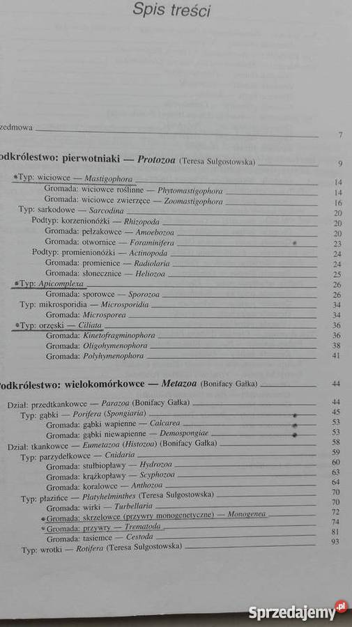 Zoologia uczelni rolniczych JHempelZawitkowska Olsztyn
