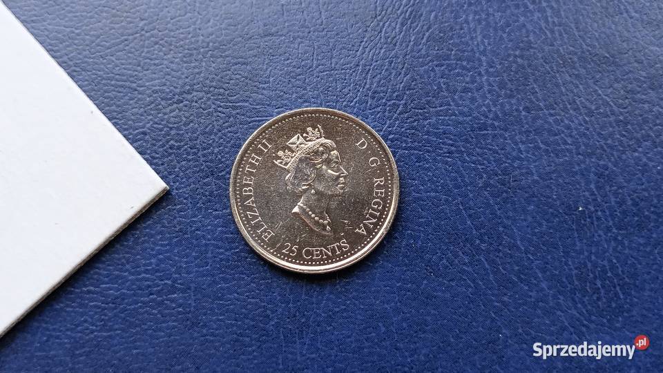 Stare monety 25 cent 1991 Kanada 2 Numizmatyka Lesko