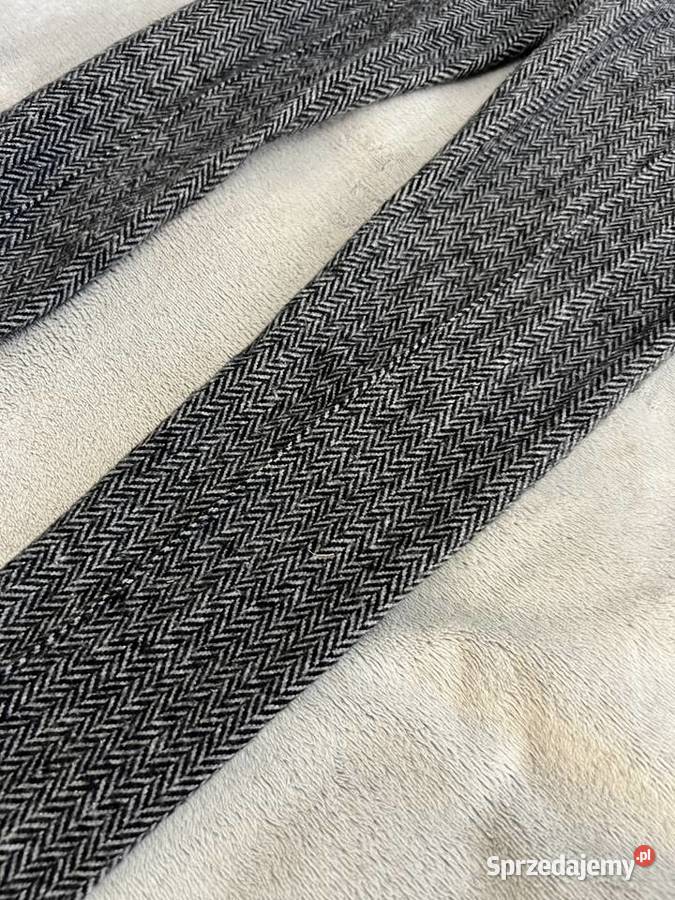 Spodnie legginsy szare w jodełkę Jasło