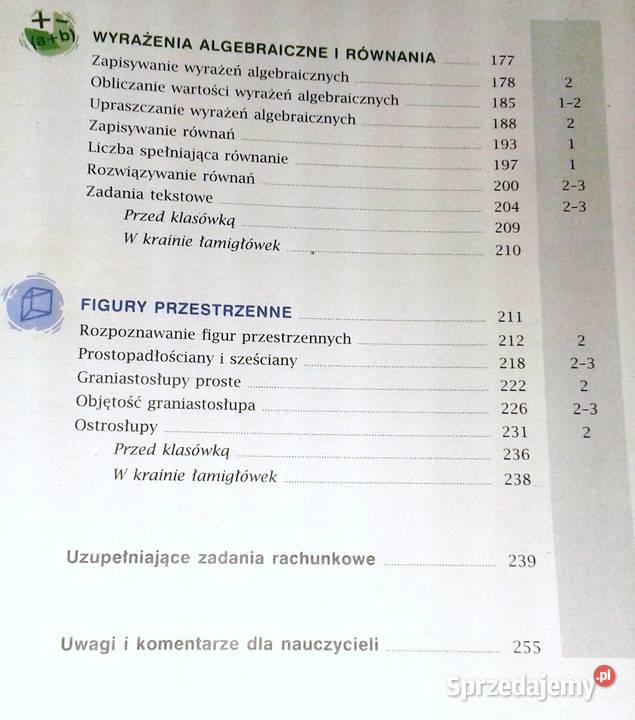 Matematyka z plusem 6 Wersja nauczyciela M Chełm