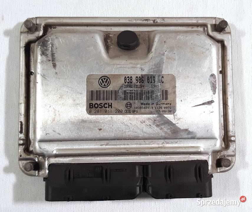 KOMPUTER STEROWNIK SILNIKA VW AUDI SEAT SKODA Części Mielęcin