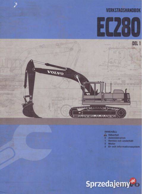Volvo EC280 instrukcja naprawy