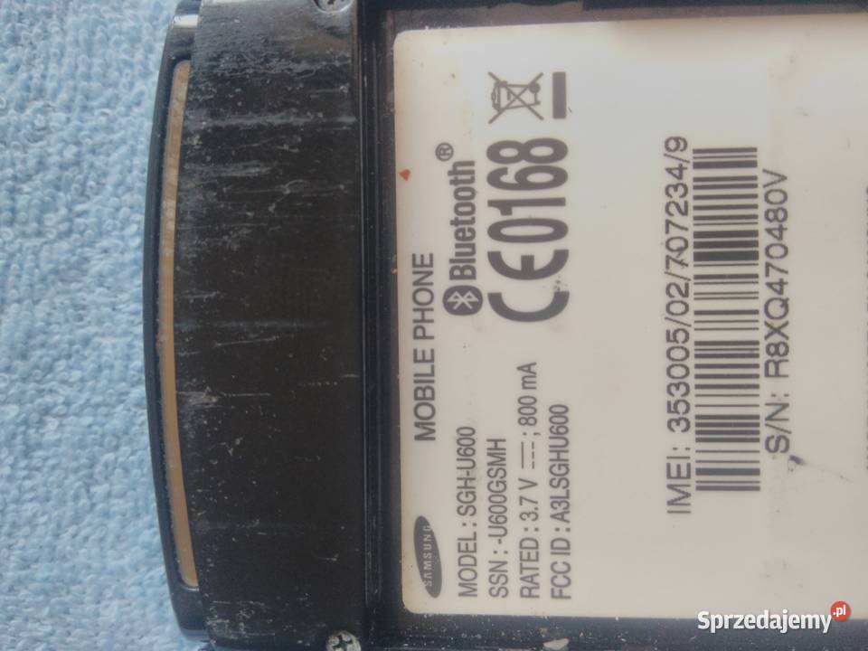 samsung sghu600 sgh u600 telefon rozsuwany Sandomierz