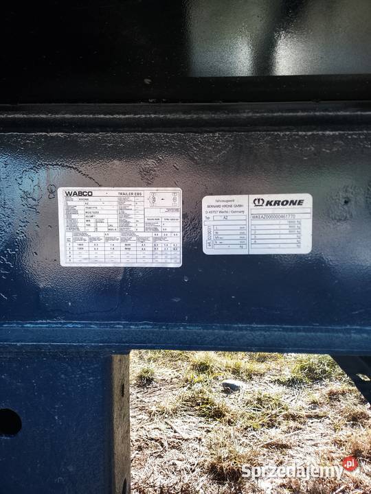 Przyczepa platformowa 18T Sternalice