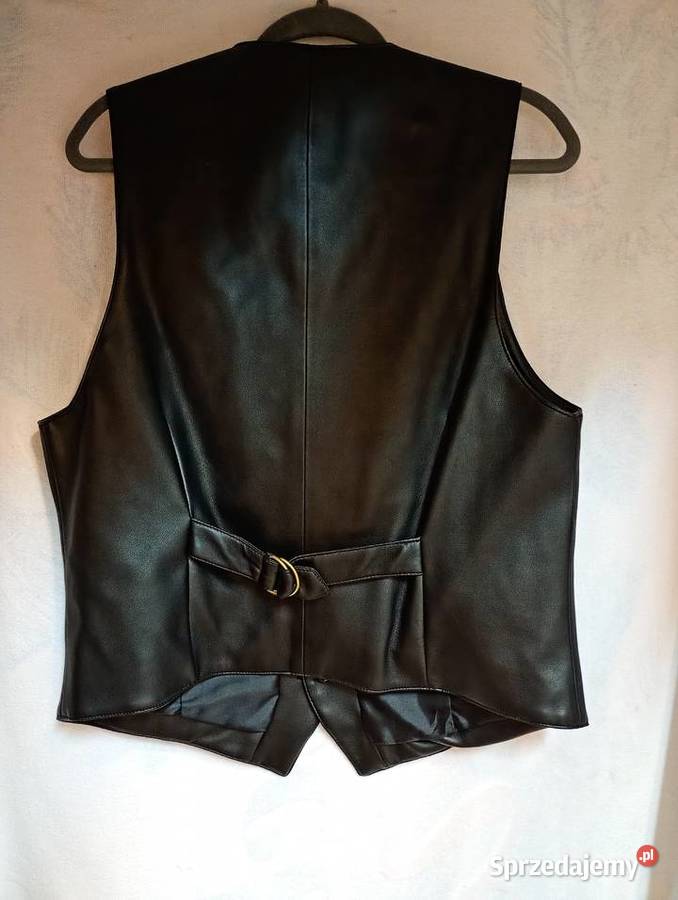 M Ekskluzywna skóropodobna Kamizelka Garniturowa Rozmiar M Kraków