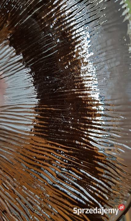 Tortownica Cora Ząbkowice szkło PRL Dąbrowa Górnicza