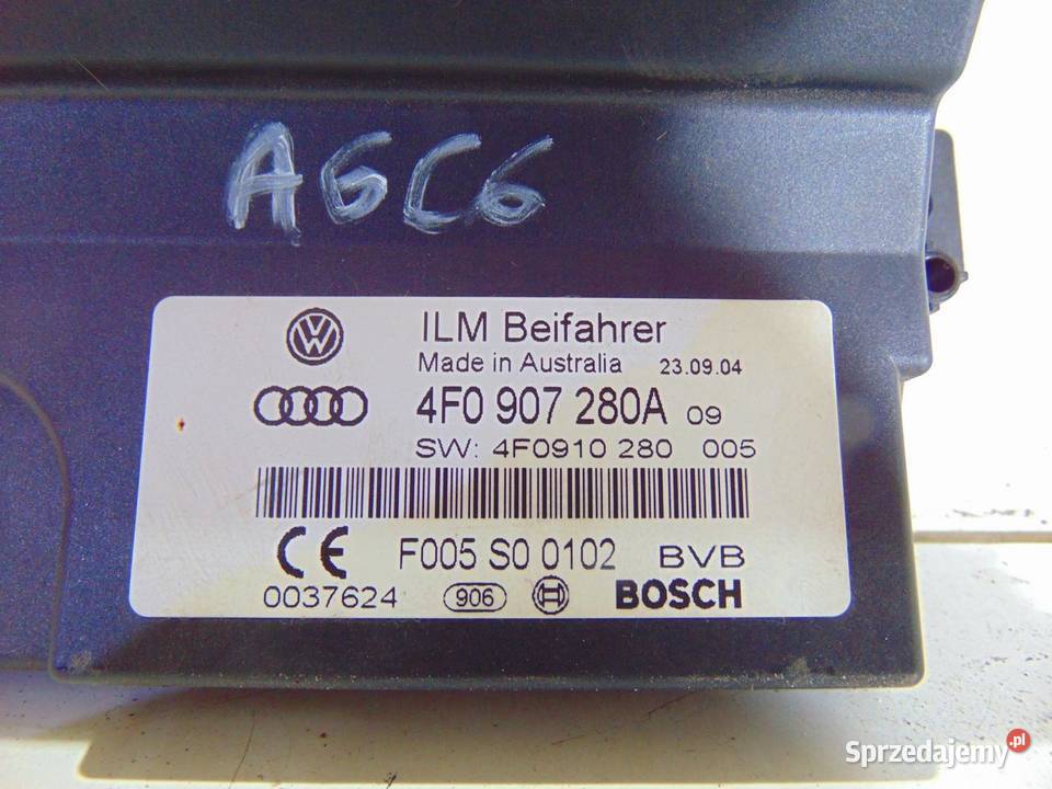 MODUŁ MOCY A6 C6 30 TDI 4F0907280A wielkopolskie