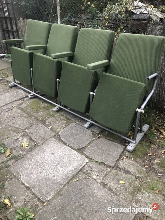 Fotele kinowe konferencyjne PRL Konstantynów Łódzki