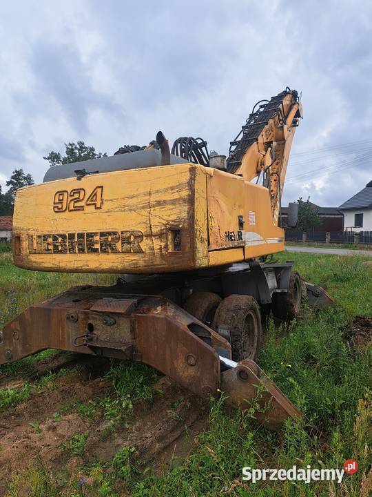 Koparka Liebherr 924 B przeładunkowa do złomu Białystok sprzedam