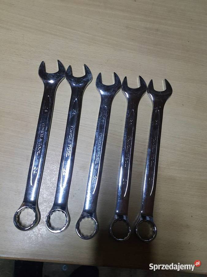 Klucz płasko oczkowy 24 mm stal chromowowanadowa Ręczne Głogowa
