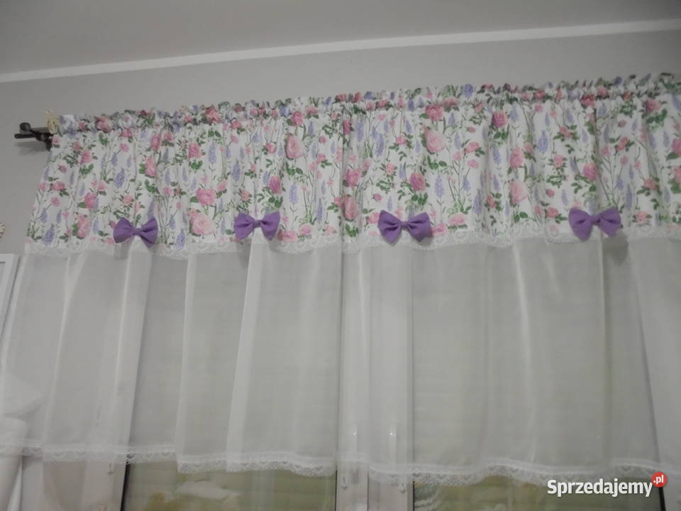 firanki zazdrostki lambrekiny szyjemy na wymiar sprzedam
