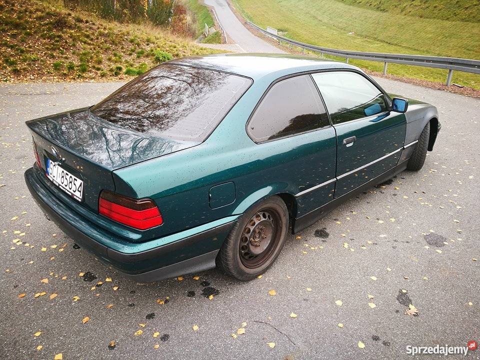 BMW e36 325i coupe kubełki szpera 100 zdrowa Zarejestrowany w Polsce Jastrzębie-Zdrój