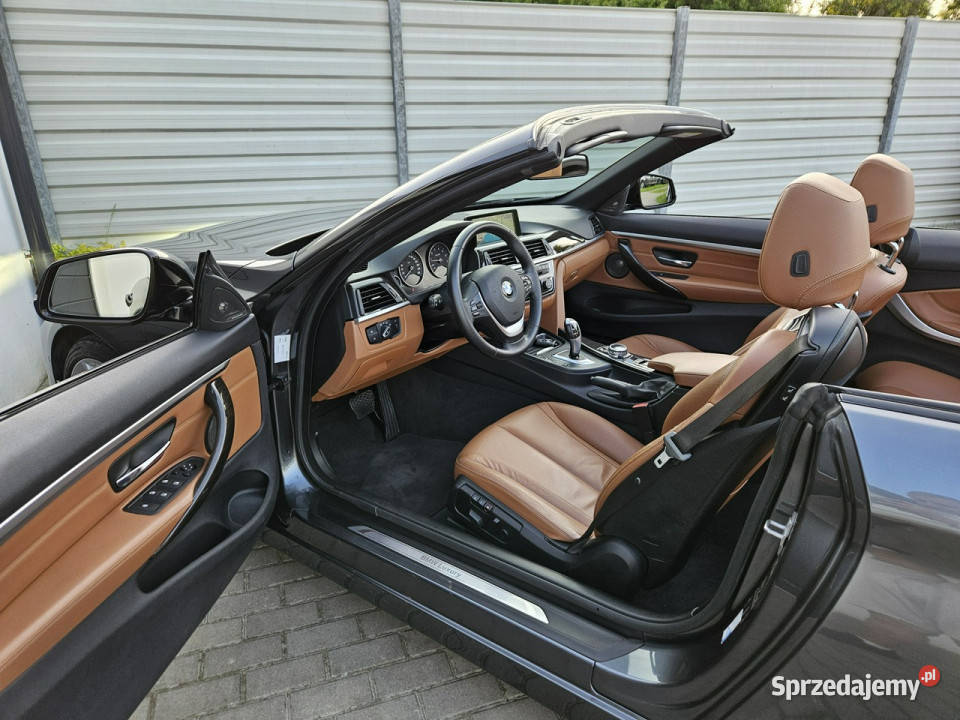 BMW 428 20 turbo 245 benzyna CABRIO automat elektrycznie ustawiane fotele Gdynia