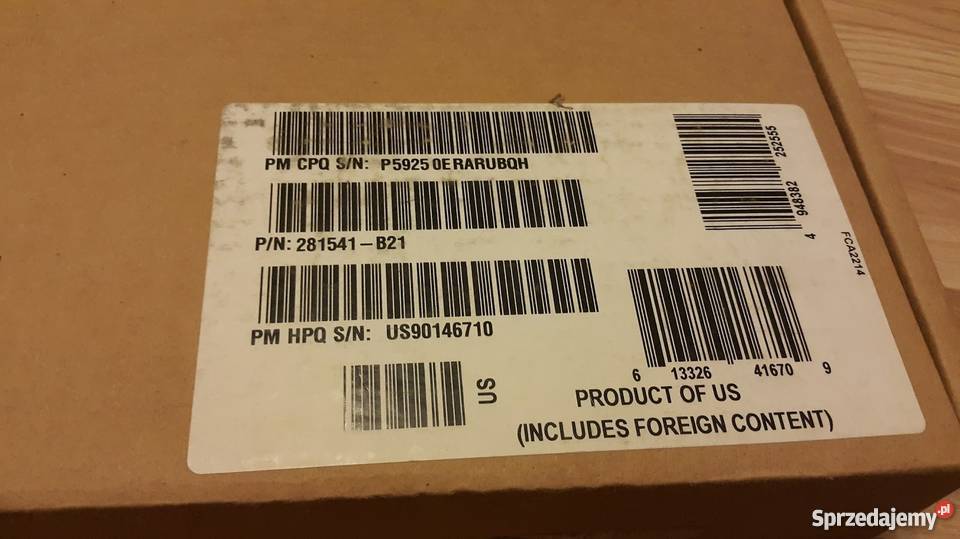 Karta HP Fibre Channel HBA FCA2214 PCIX