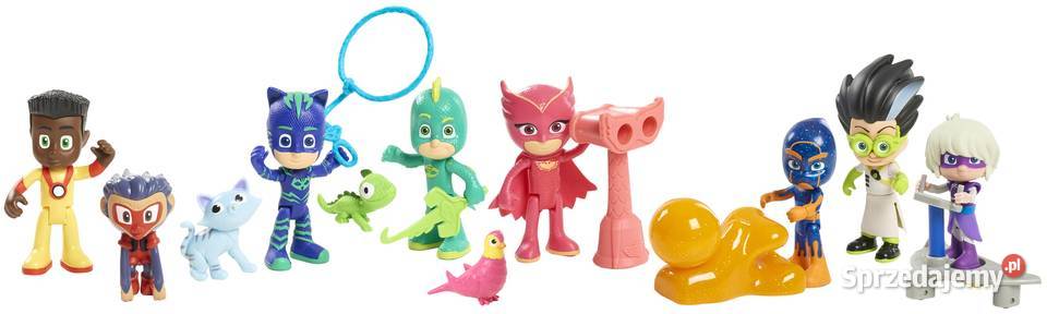 Pidżamersi PJ Masks Figurki Zestaw Deluxe 17 Plastik  Mogilany
