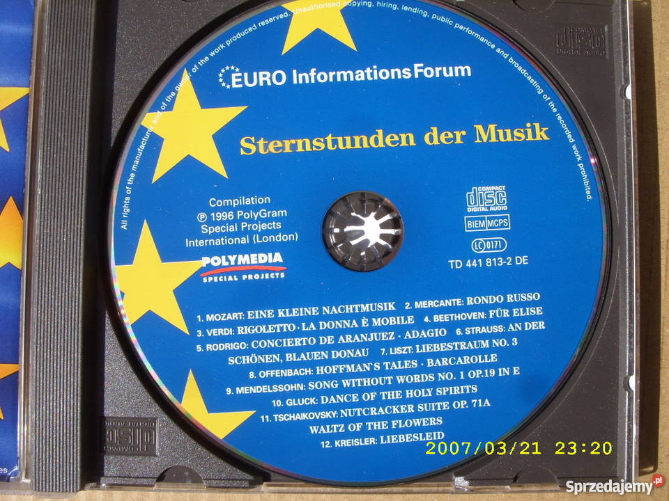 CD STERNSTUNDEN DER MUSIC POLYGRAM Płyty i kasety Wołów sprzedam