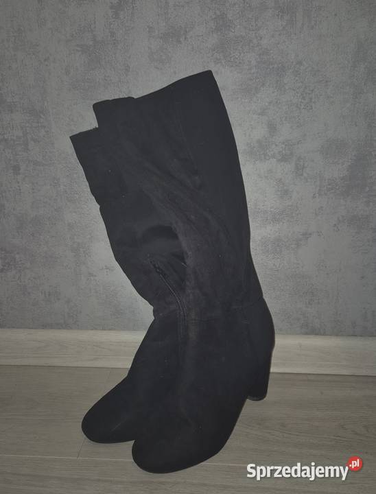 Kozaki damskie na obcasie 36 Łódź sprzedam