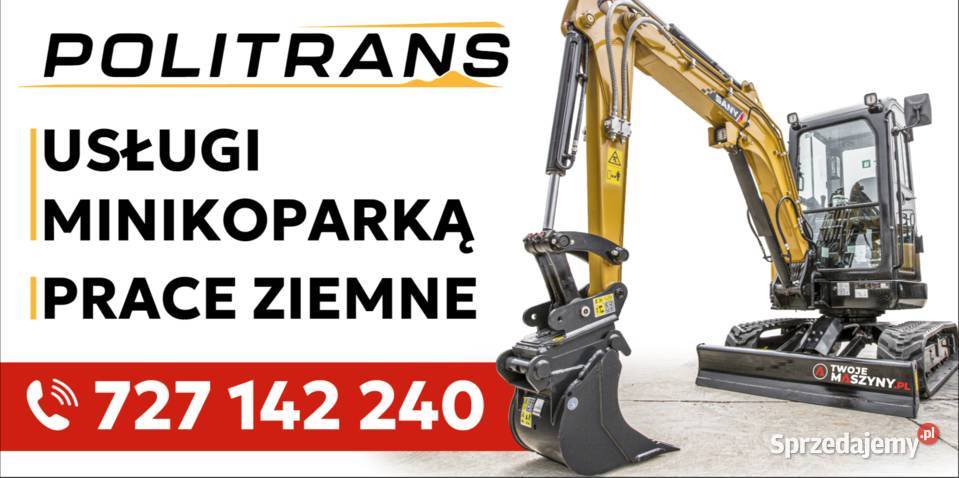 Prace ziemne minikoparką Pozostałe usługi Lębork