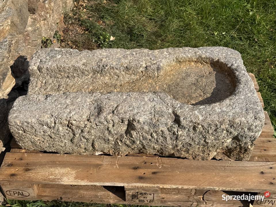 Stare koryto odpływowe ściek kamienny granit Pozostałe Bielawa