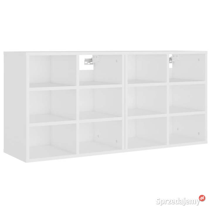 Szafki na buty 2 białe 525x30x50 WM808685