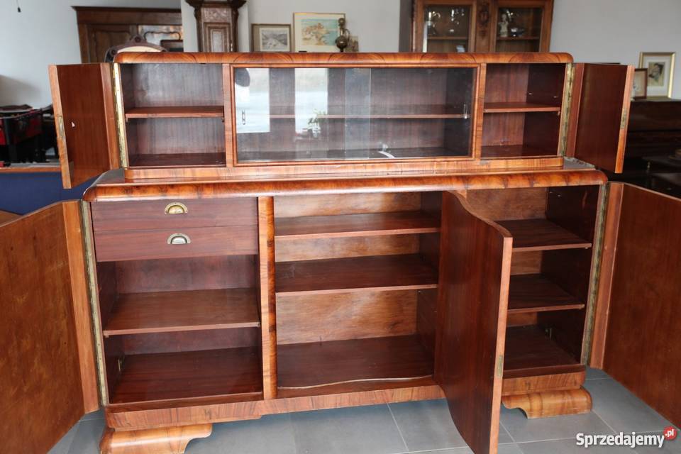 Kredens w stylu Art Deco lata 60 Nieżywięć