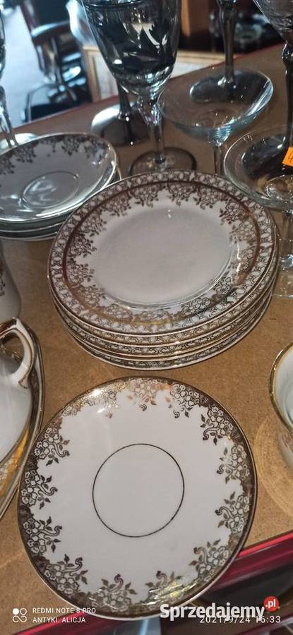 Talerzyk deserowy z manufaktury C T Altwasser pomorskie Gdańsk