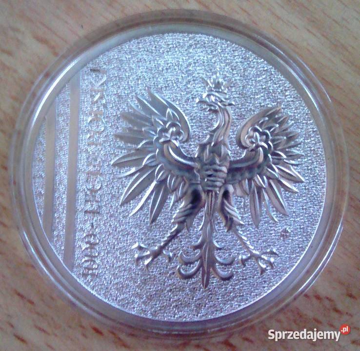 Medal Moneta Srebro Certyfikat Wałęsa Mieszko I śląskie