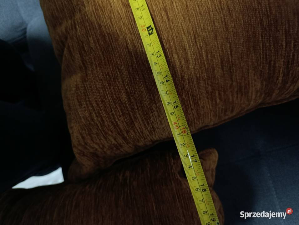 poduszki dekoracyjne brązowe komplet