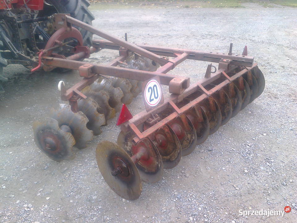 pługi 34 brona talerzowa nieuszkodzony Wohyń