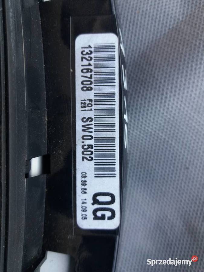 LICZNIK ZEGARY OPEL ASTRA H OPC VXR ZAFIRA B osobowe Wieluń