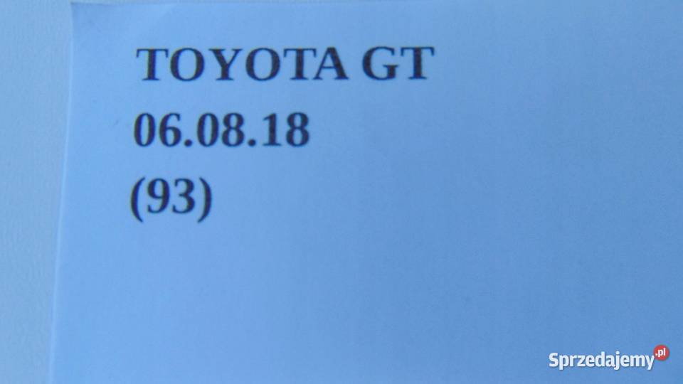 PRZYCISK OTWIERANIA WLEWU PALIWA TOYOTA GT86 Nowy Tomyśl
