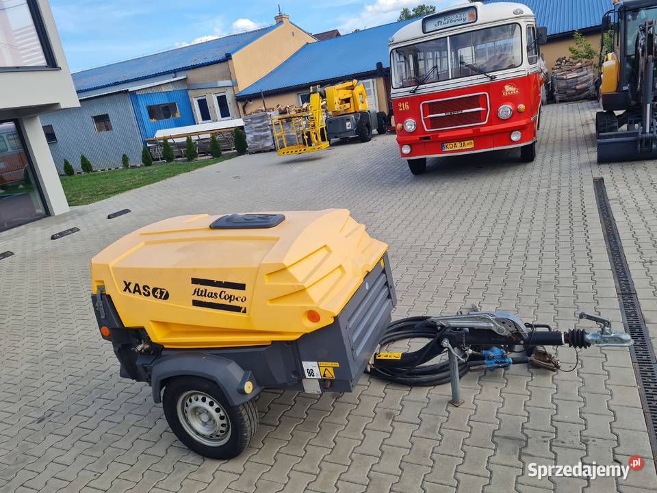 Sprężarka ATLAS COPCO młoty wąż 2013 Dąbrowa Tarnowska
