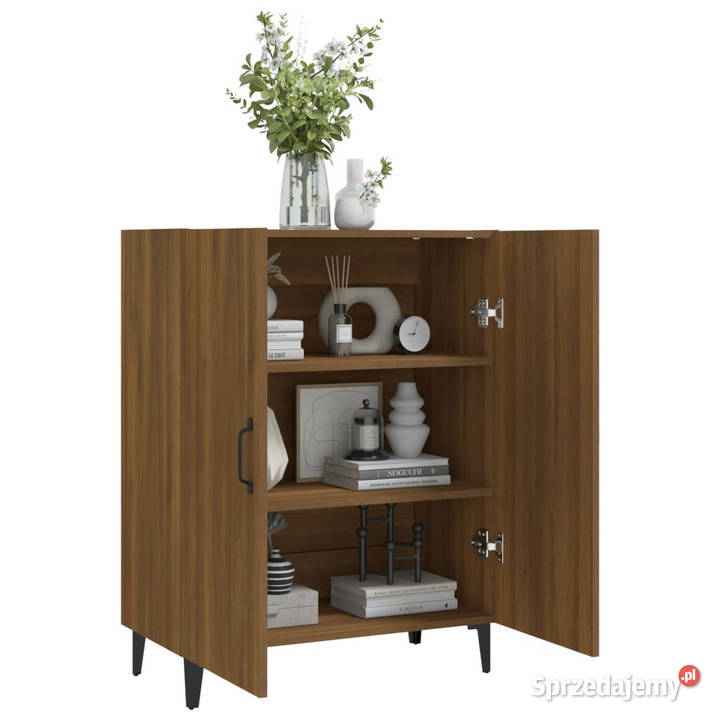 Szafka brązowy dąb 70x34x90 materiał