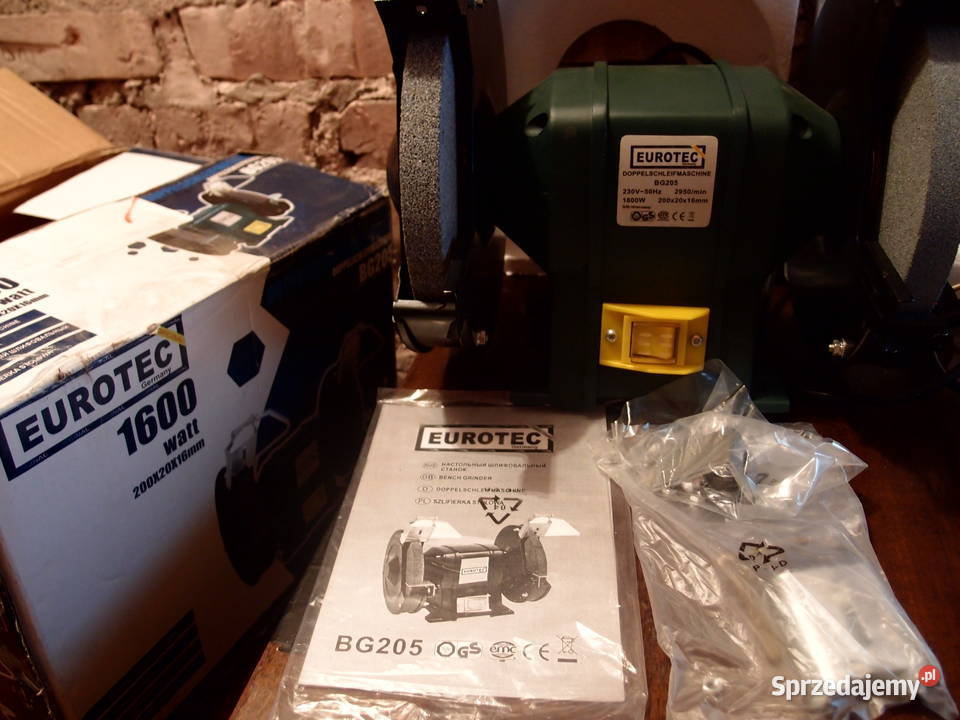 Solidna niemiecka szlifierka stołowa EuroTec Łódź