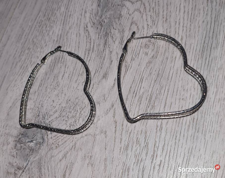 Kolczyki serca Zegarki i Biżuteria