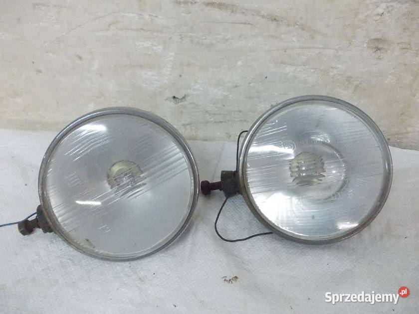 Stare duże Czechosłowackie lampy reflektory do Bielsko-Biała