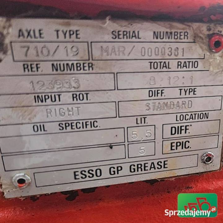 Zwolnica Zwrotnica Piasta 71019 Carraro 123933 Wilkowo