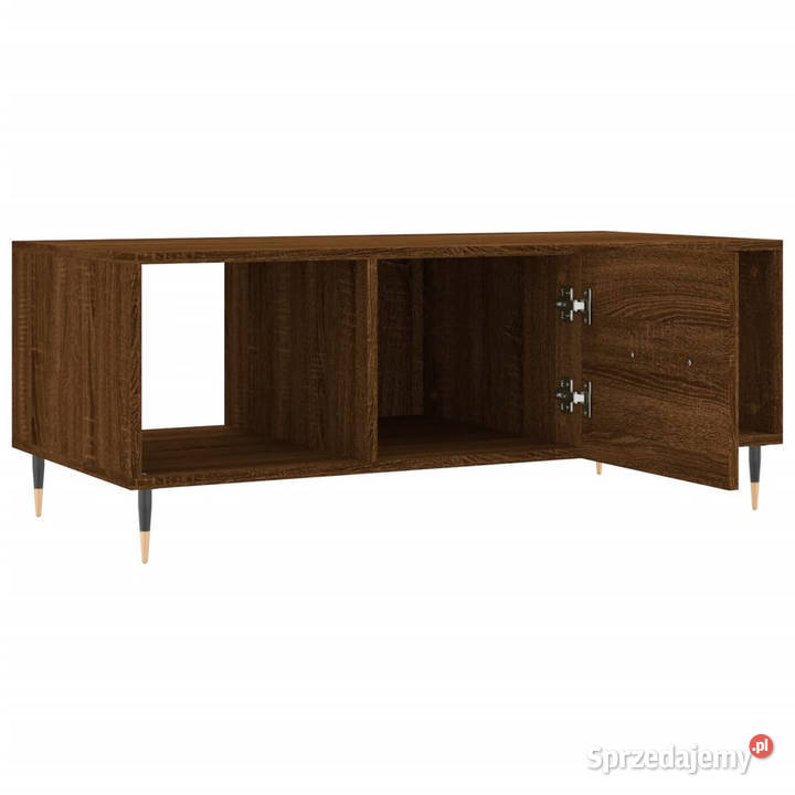 Stolik kawowy brązowy dąb 102x50x40 WM829283 Warszawa sprzedam