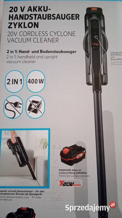Akumulatorowy odkurzacz ręczny cyklonowy SWITCH sprzedam