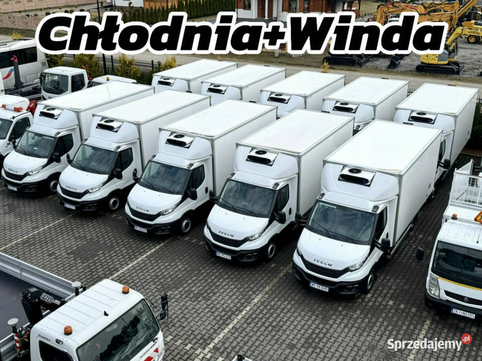 Iveco Daily 35S16 V 2023r CHŁODNIA 2929 8Palet elektryczne lusterka Widełki