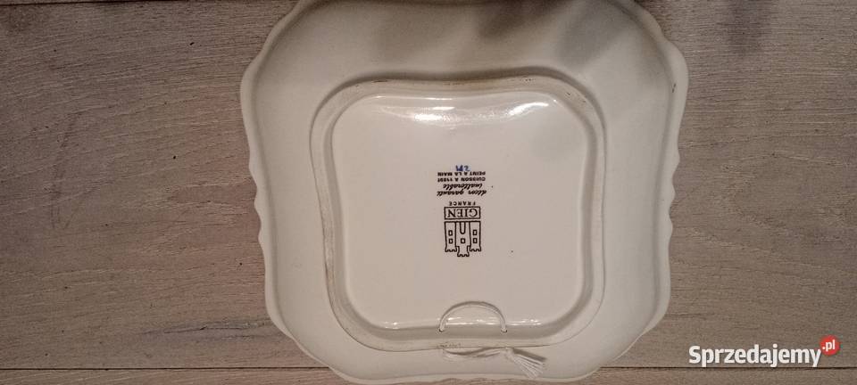 Patera talerz dekoracyjny Gien Francja Porcelana i szkło Budzyń