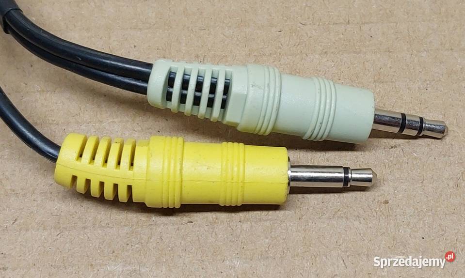 KABEL ZŁĄCZE ADAPTER WEJŚCIE 2X JACK 3X RCA Mielęcin