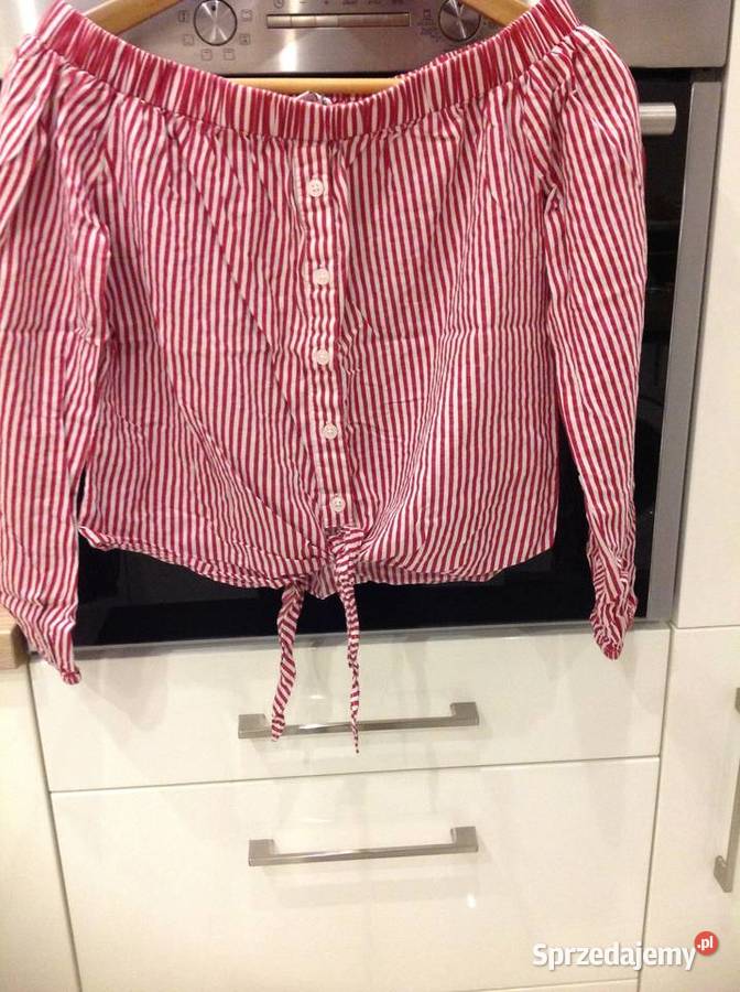 Bluzka Hiszpanka Damska TALLY WEIJL S Czerwone lubuskie Nowa Sól