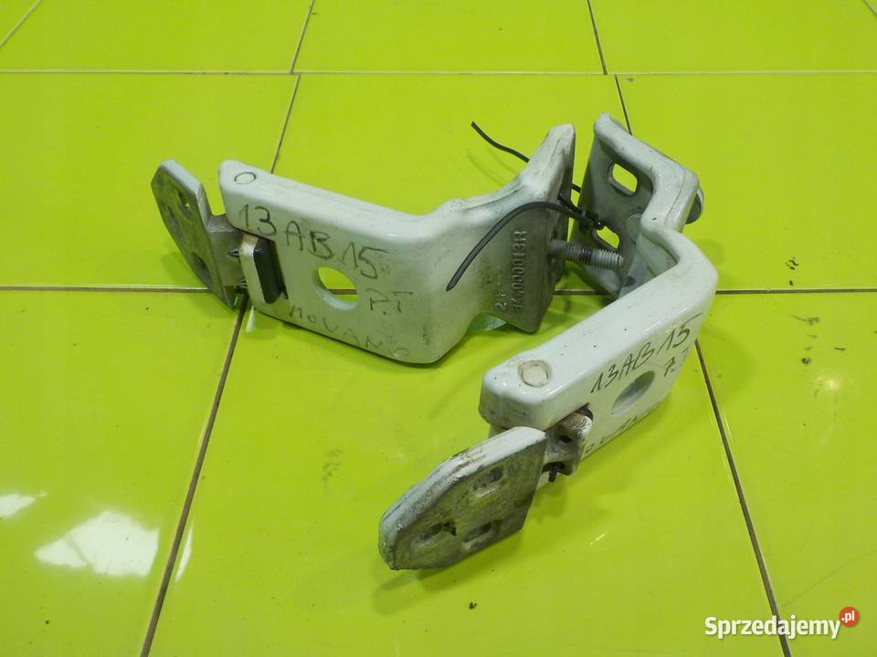 OPEL MOVANO II B 23 DCI 15r zawiasy drzwi prawe Drzwi Części samochodowe