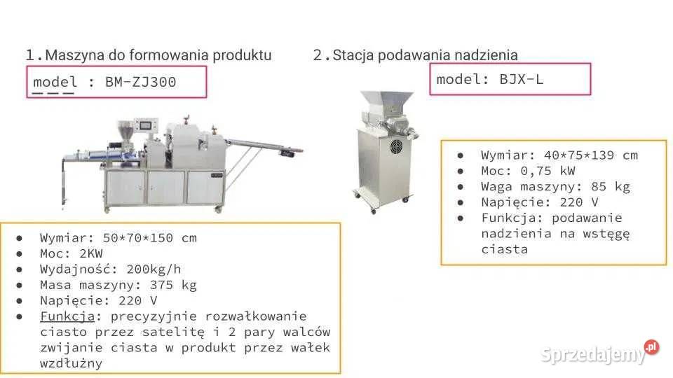 Linia do produkcji pączka drożdżówek drobnego