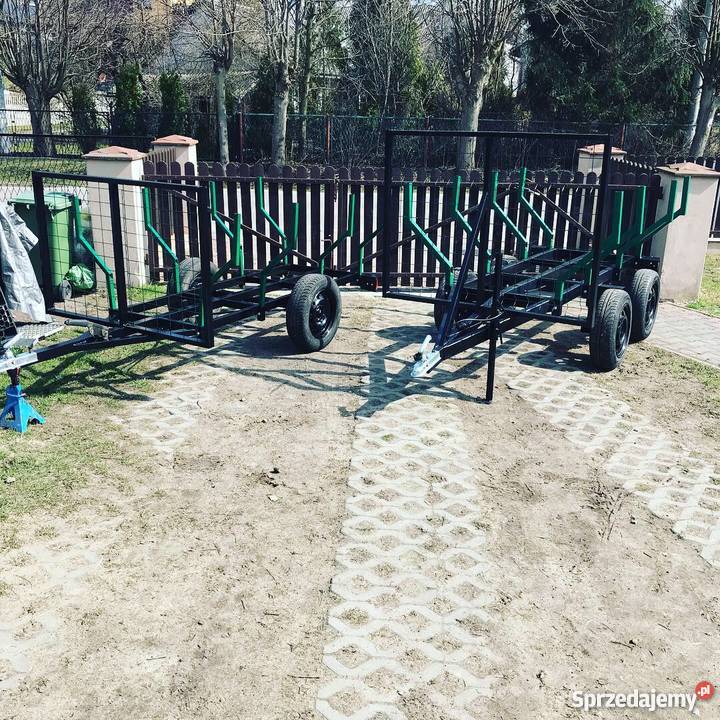 Przyczepa przyczepka leśna z hamulcem do Olkusz