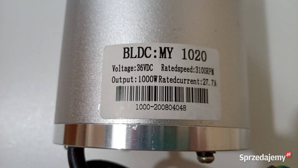 Silnik BLDC bezszczotkowy 36v 1000W bez łap 11z Hulajnogi elektryczne Warszawa sprzedam