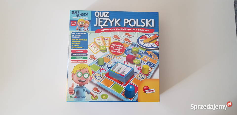 Nowa gra Lisciani Mały Geniusz Quiz Język Polski Warszawa