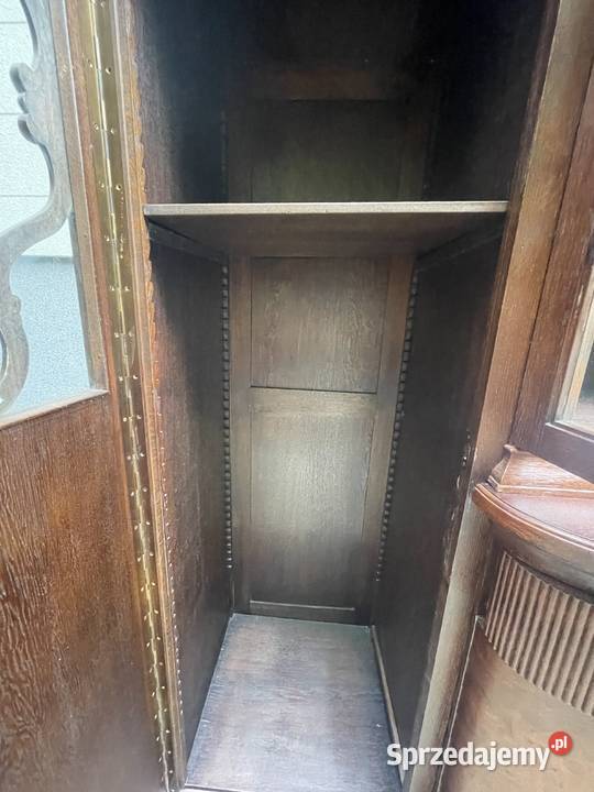 Kredens międzywojenny Art Deco lite drewno 78.5cm Warszawa sprzedam